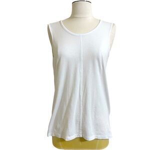 SIGRID OLSEN Womens White Core Wardrobe Tank Top Size Small